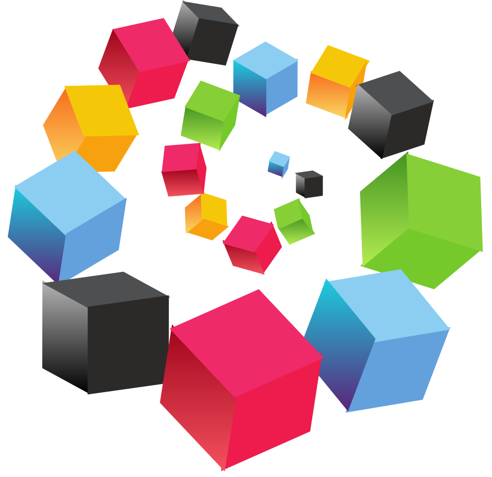Logo storico a cubi